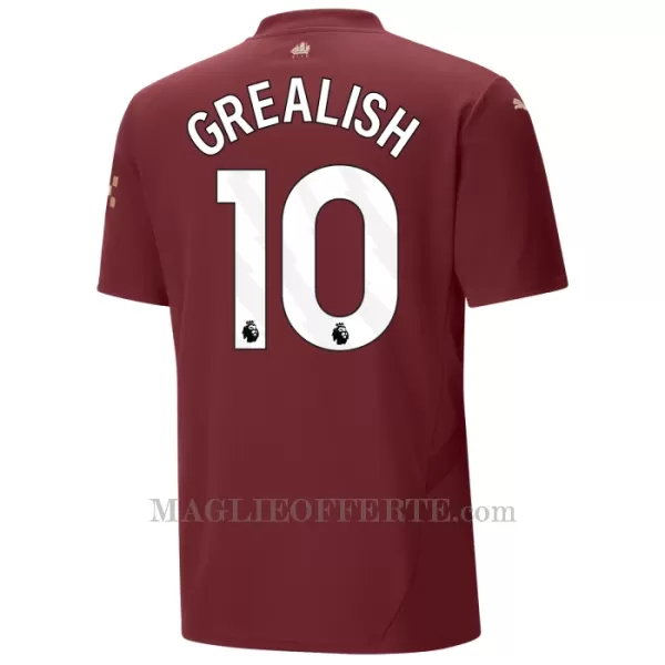 Maglia Manchester City Jack Grealish 10 Bambino Gara Third 2024/25