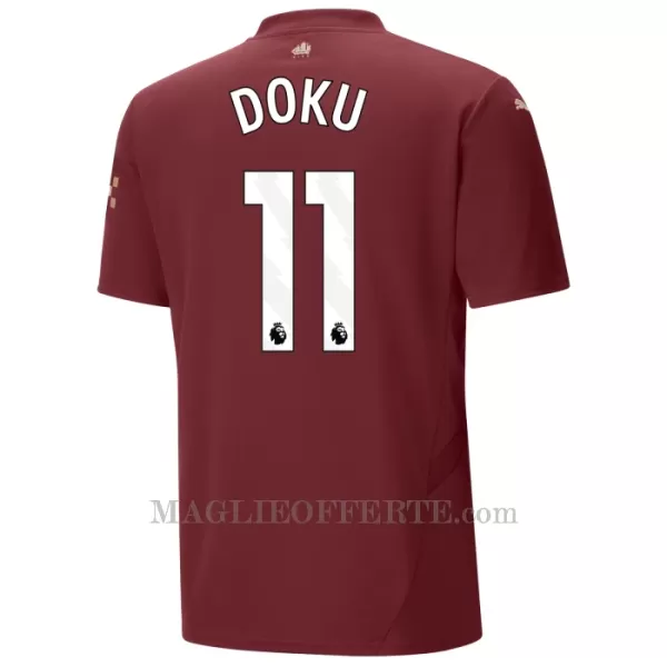 Maglia Manchester City Jérémy Doku 11 Gara Third 2024/25