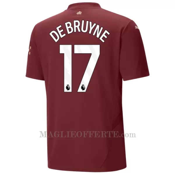 Maglia Manchester City Kevin De Bruyne 17 Bambino Gara Third 2024/25