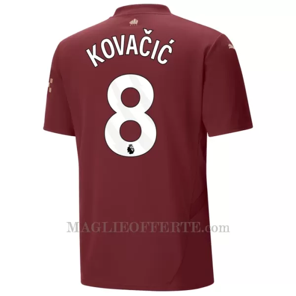 Maglia Manchester City Mateo Kovacic 8 Gara Third 2024/25