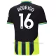 Maglia Manchester City Rodrigo Hernández 16 Gara Away 2024/25