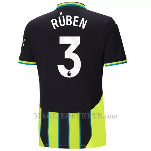 Maglia Manchester City Rúben Dias 3 Gara Away 2024/25