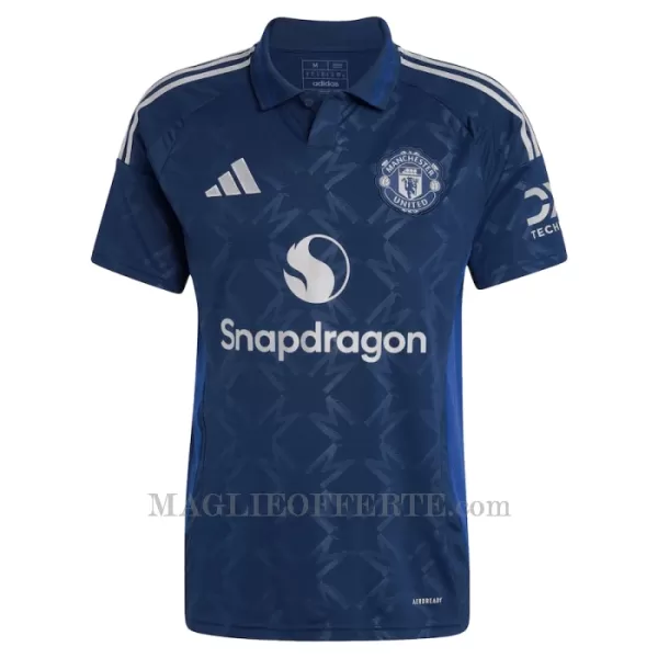 Maglia Manchester United Bruno Fernandes 8 Gara Away 2024/25