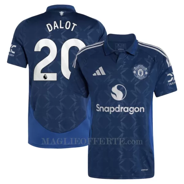 Maglia Manchester United Diogo Dalot 20 Gara Away 2024/25