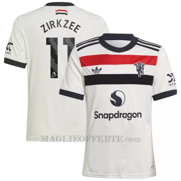 Maglia Manchester United Joshua Zirkzee 11 Gara Third 2024/25