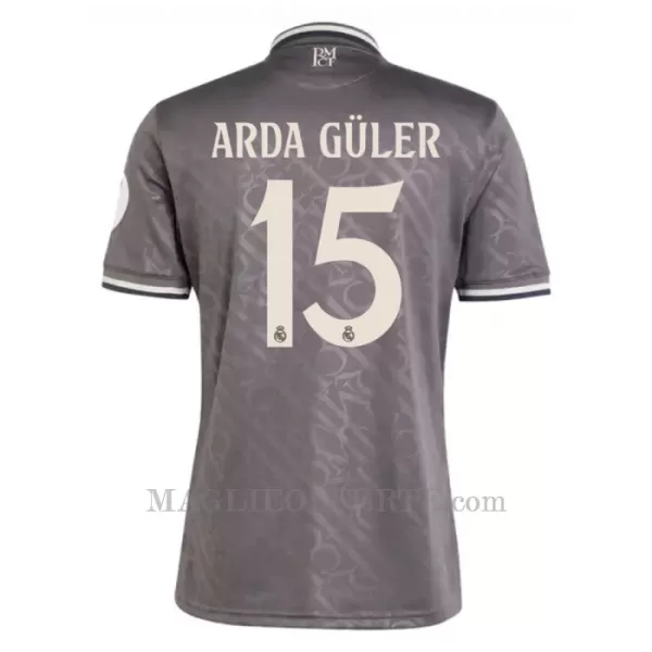 Maglia Real Madrid Arda Güler 15 Gara Third 2024/25