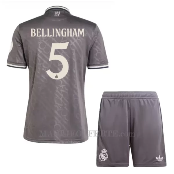 Maglia Real Madrid Jude Bellingham 5 Bambino Gara Third 2024/25