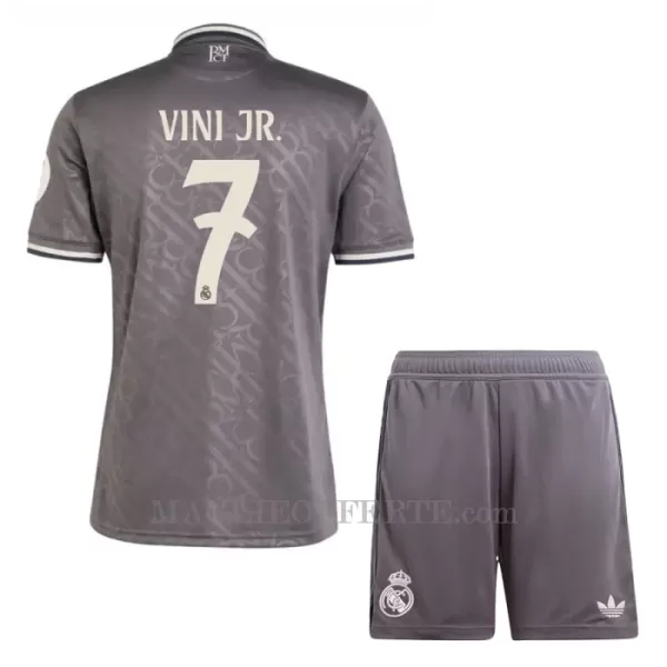 Maglia Real Madrid Vinicius Junior 7 Bambino Gara Third 2024/25