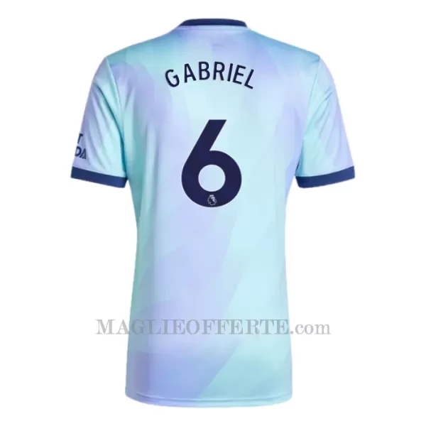 Maglia Arsenal Gabriel 6 Gara Third 2024/25