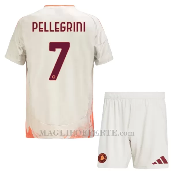 Maglia AS Roma Pellegrini 7 Bambino Gara Away 2024/25