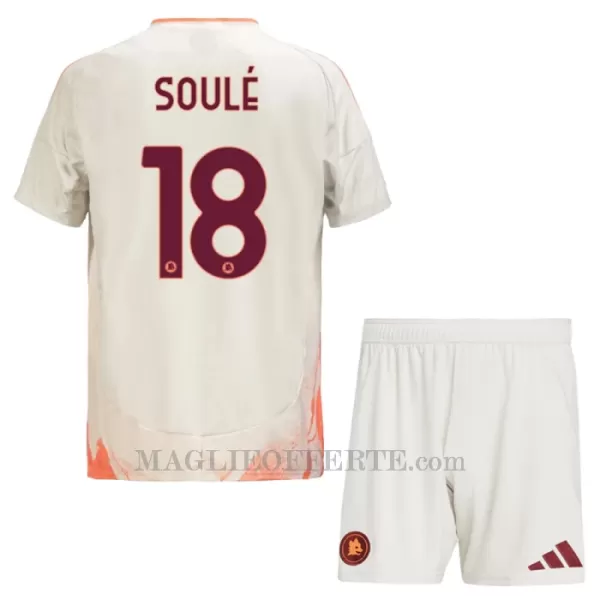 Maglia AS Roma Soule 18 Bambino Gara Away 2024/25