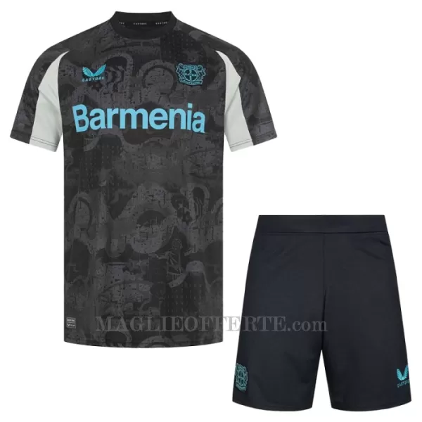 Maglia Bayer 04 Leverkusen Bambino Gara Third 2024/25