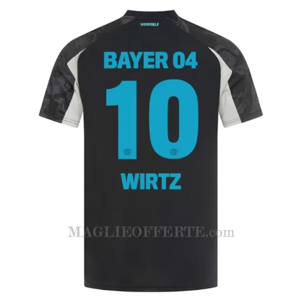 Maglia Bayer 04 Leverkusen Florian Wirtz 10 Bambino Gara Third 2024/25