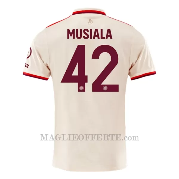 Maglia FC Bayern Monaco Jamal Musiala 42 Bambino Gara Third 2024/25