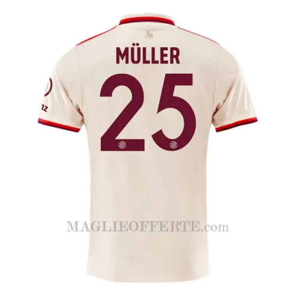 Maglia FC Bayern Monaco Thomas Müller 25 Gara Third 2024/25