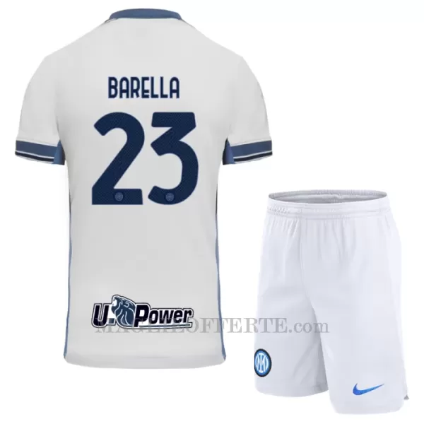 Maglia Internazionale Barella 23 Bambino Gara Away 2024/25