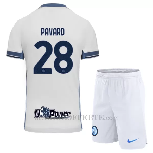 Maglia Internazionale Benjamin Pavard 28 Bambino Gara Away 2024/25