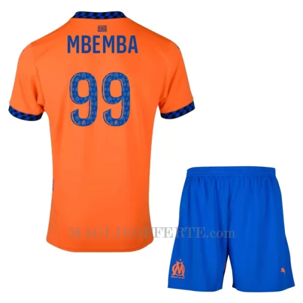 Maglia Olympique Marsiglia Mbemba 99 Bambino Gara Third 2024/25