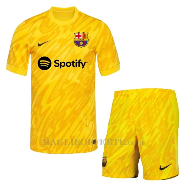 Maglia Portiere Barcellona Bambino Gara Away 2024/25