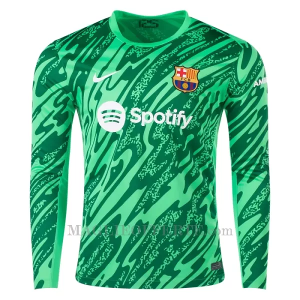 Maglia Portiere Barcellona Gara Home 2024/25 Maniche Lunghe