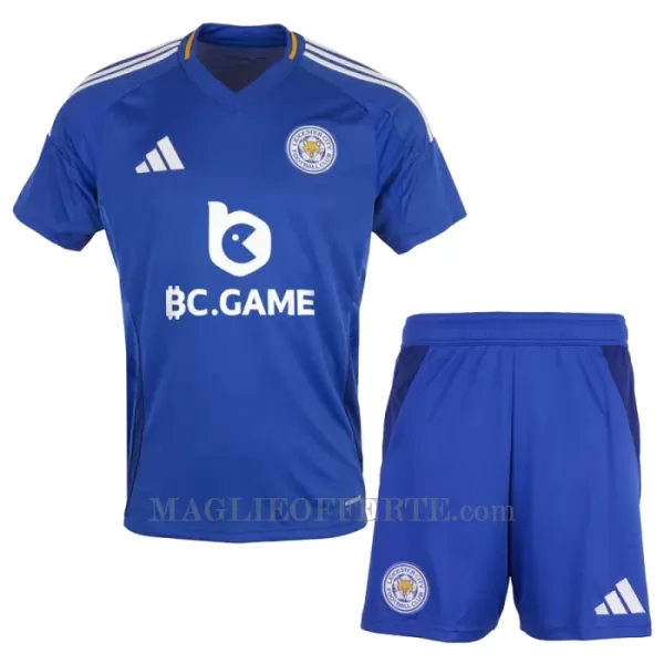 Maglia Leicester City Bambino Gara Home 2024/25