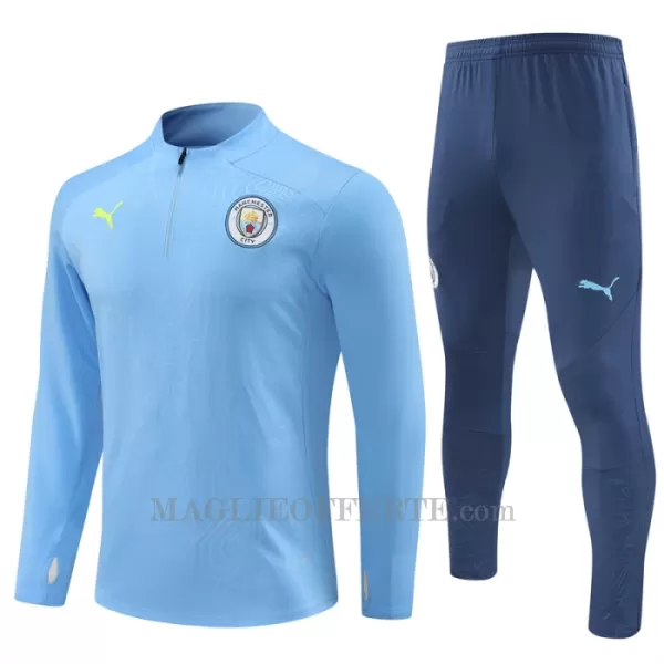 Manchester City Tuta felpata da allenamento 2024/25 Blu