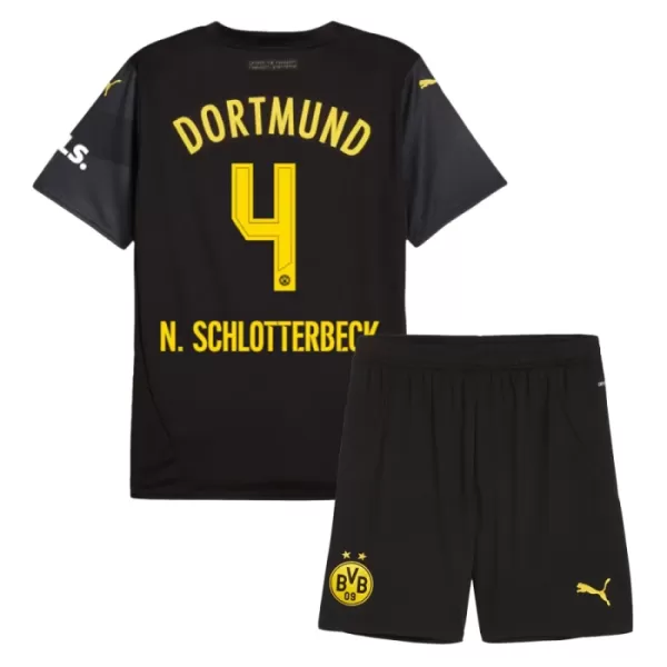 Maglia Borussia Dortmund Nico Schlotterbeck 4 Bambino Gara Away 2024/25