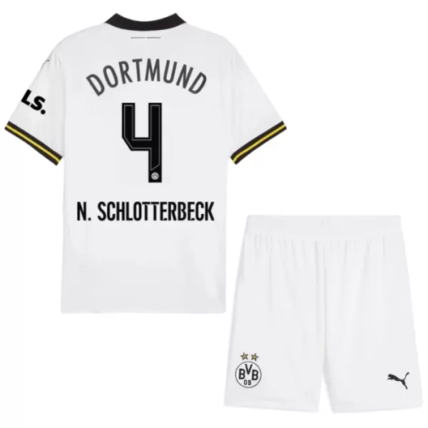 Maglia Borussia Dortmund Nico Schlotterbeck 4 Bambino Gara Third 2024/25