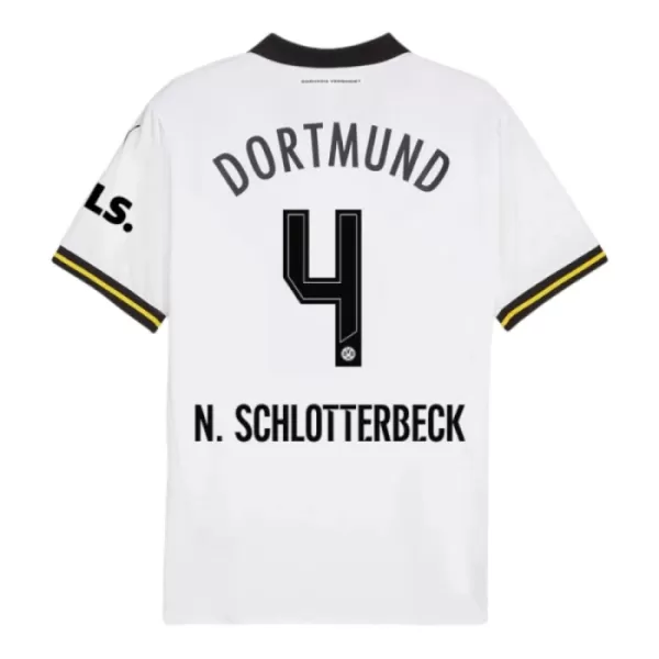 Maglia Borussia Dortmund Nico Schlotterbeck 4 Bambino Gara Third 2024/25