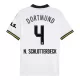 Maglia Borussia Dortmund Nico Schlotterbeck 4 Bambino Gara Third 2024/25