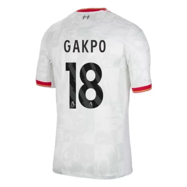 Maglia Liverpool Cody Gakpo 18 Bambino Gara Third 2024/25