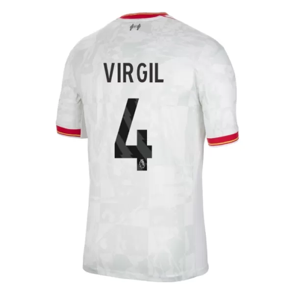 Maglia Liverpool Virgil van Dijk 4 Bambino Gara Third 2024/25