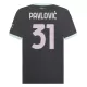 Maglia AC Milan Pavlovic 31 Gara Third 2024/25