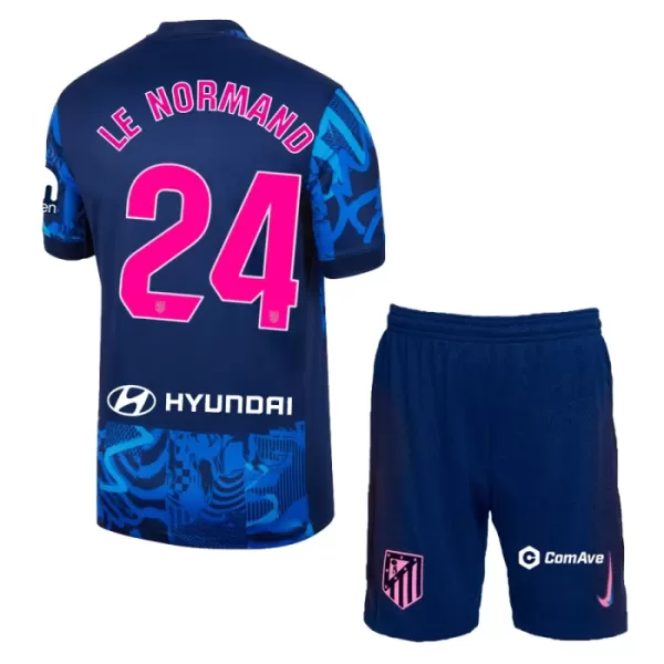 Maglia Atlético Madrid Le Normand 24 Bambino Gara Third 2024/25