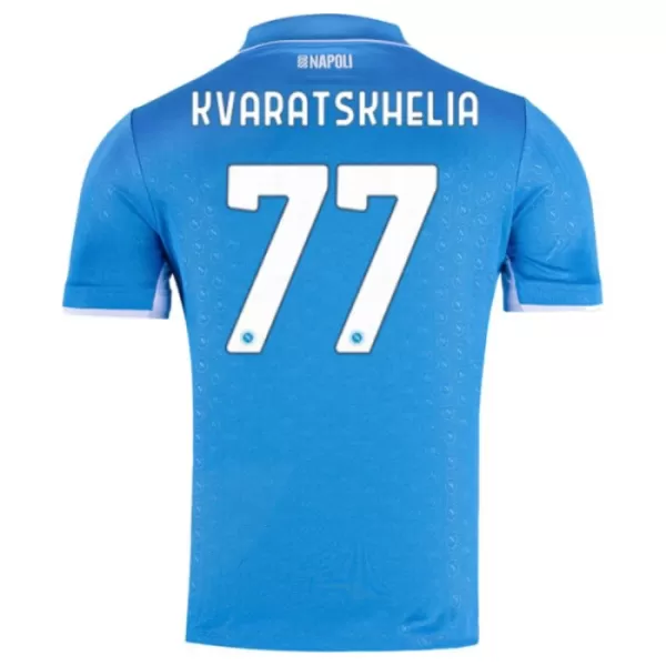 Maglia SSC Napoli Kvaratskhelia 77 Gara Home 2024/25