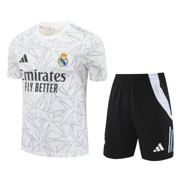 Maglia Real Madrid Pre-Match Bambino 2024/25 Bianco