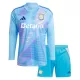 Maglia Portiere Aston Villa Bambino 2024/25 Maniche Lunghe Blu