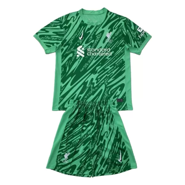 Maglia Portiere Liverpool Bambino 2024/25 Verde