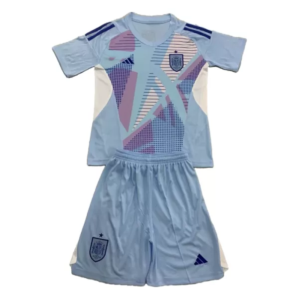 Maglia Portiere Spagna Bambino Euro 2024 Blu