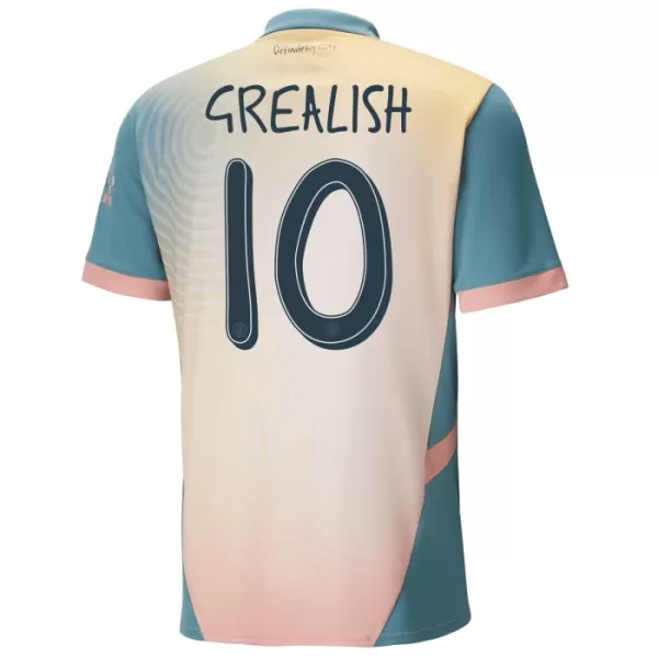 Maglia Manchester City Jack Grealish 10 Bambino Gara Fourth 2024/25