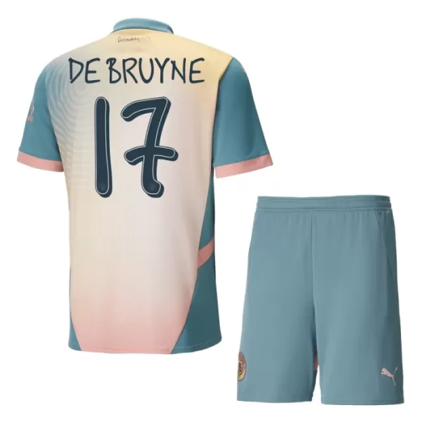 Maglia Manchester City Kevin De Bruyne 17 Bambino Gara Fourth 2024/25