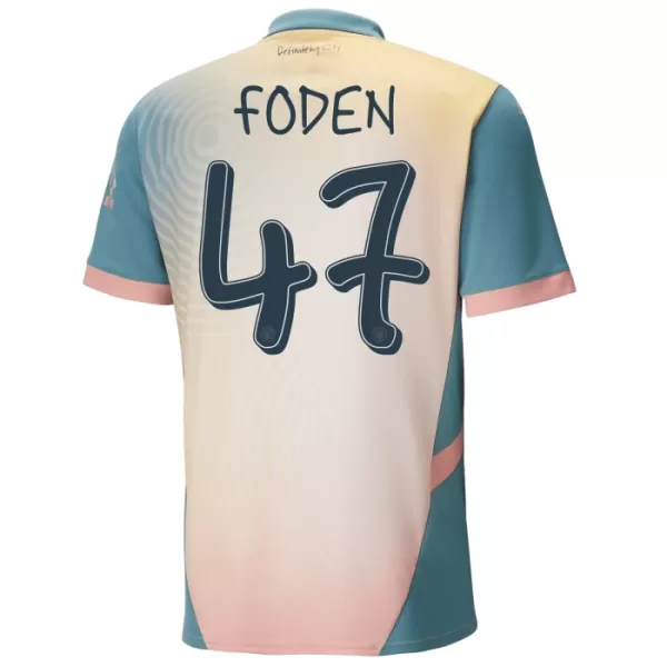 Maglia Manchester City Phil Foden 47 Bambino Gara Fourth 2024/25