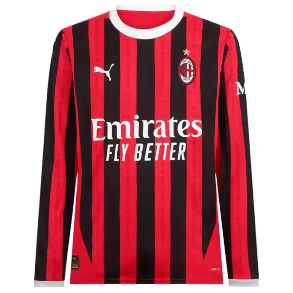 Maglia AC Milan Gara Home 2024/25 Maniche Lunghe