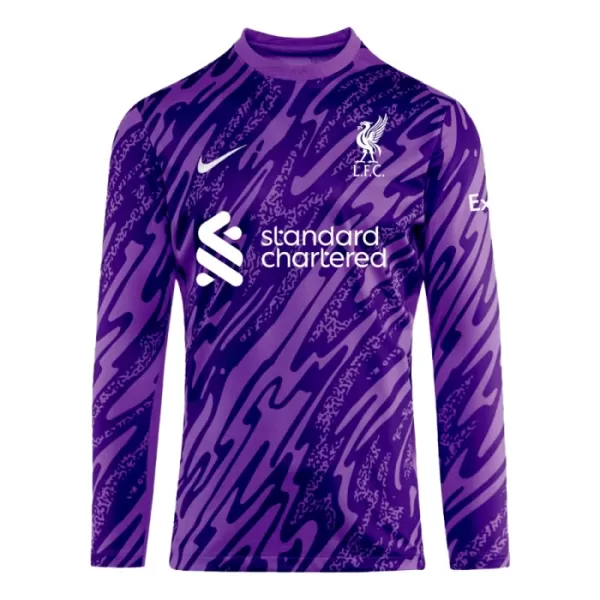 Maglia Portiere Liverpool 2024/25 Maniche Lunghe Viola