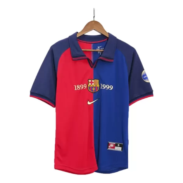 Maglia Barcellona 1999-00 Gara Home Retro