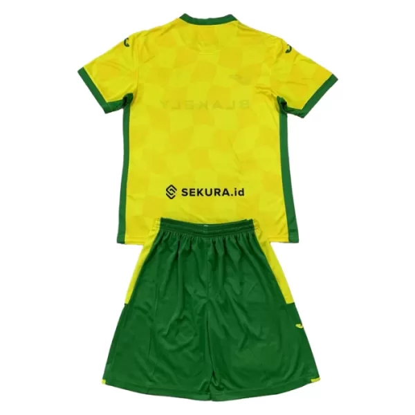 Maglia Norwich City Bambino Gara Home 2024/25